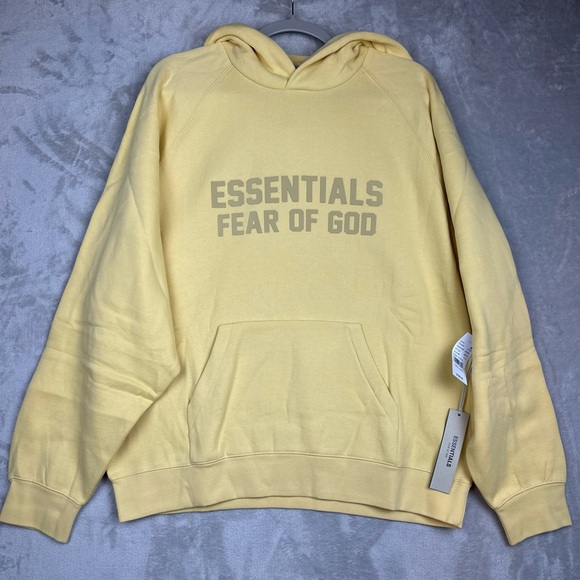 Fear of God Yellow Essentials Hoodie - Picture 1 of 7